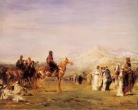 Eugene Fromentin - Arab Encampment In The Atlas Mountains